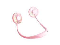 Ventilador Portátil de Pescoço Usb Recarregável 2000mah com Aroma, Luz Led Colorida e 3 Velocidades, Fácil de Usar, Alta Durabilidade STELASPLEN