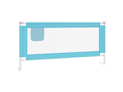Barra De Segurança Para Cama Vidaxl Azul Tecido (190x25cm)