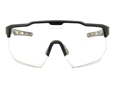 Óculos De Sol Com Lentes Polarizadas Polarizadas, Uv Unissexo Yeetuor Ytcl Proteção Livre Dourado