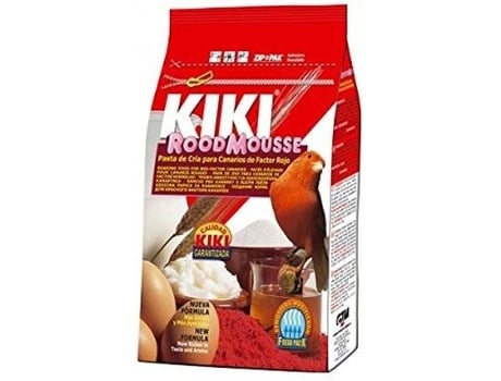 Alimentação para Canários KIKI Vermelho Intensivo (300g - Húmida)