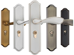 Fechadura Silenciosa E Elegante Para Portas De Ambientes Internos, Em Liga De Zinco, Estilo Europeu, Ferragens Para