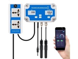 Controlador Inteligente Com Monitoramento Remoto E Funções De Dosagem Na Água, Sonda Substituível Três Em Um Ph/orp/temperatura Zeuxo