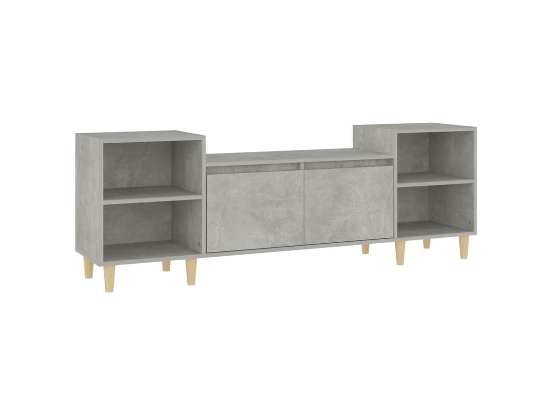 Tv Cabinet, Tv Cabinets Vidaxl Cinzeto Madeira Processada (n/a)