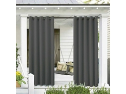 Cortina Blackout Térmica, Para Varanda E Jardim, Ilhós, Proteção Uv, Resistente Vento, Anti-mofo