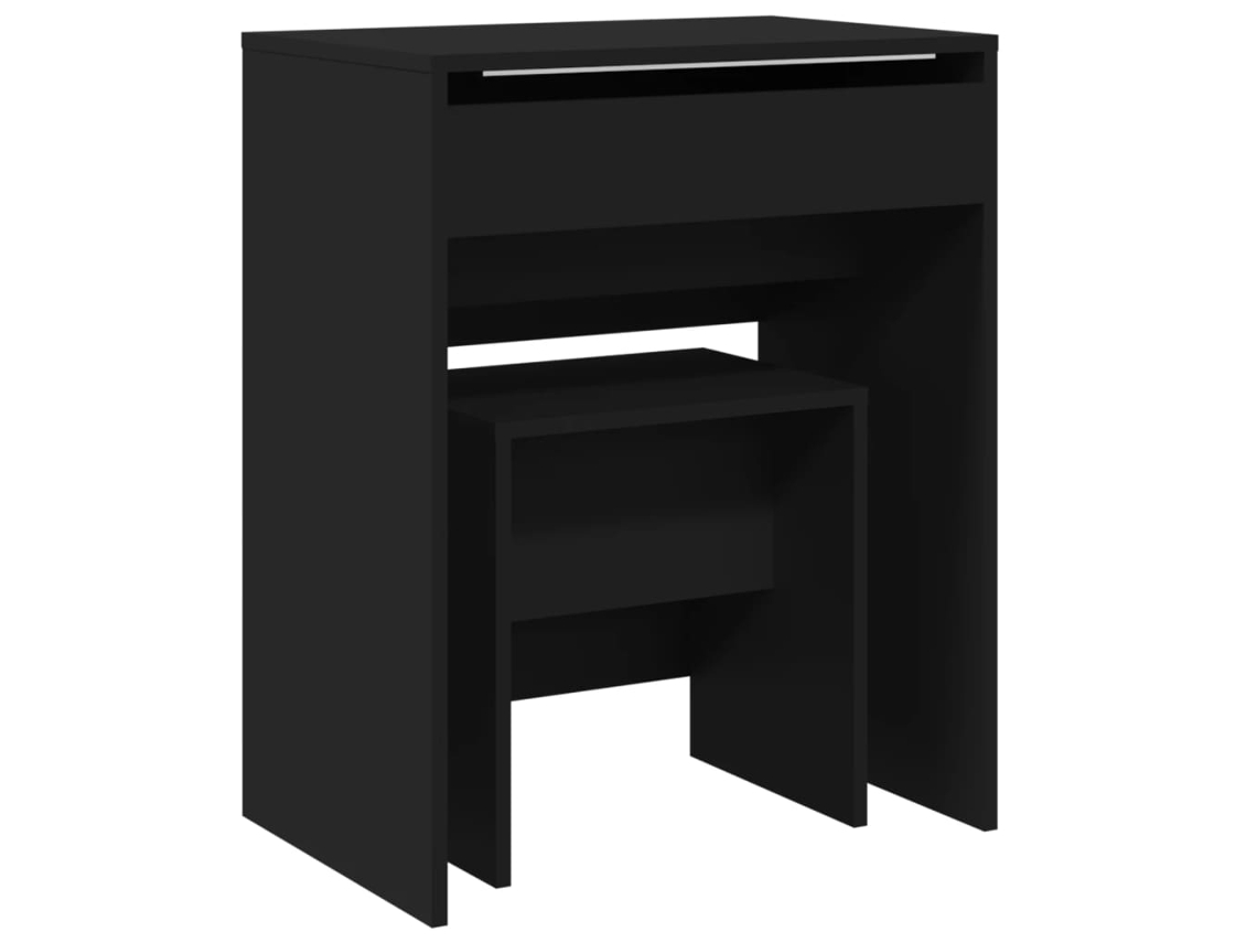 Dressing Table, Dressing Tables Vidaxl Preto Madeira (n/a)