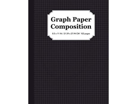 Livro Graph Paper Composition Notebook Quad Ruled 5x5 Grid Paper for Students in Math and Science 85 x 11 de Math Wizo (Inglês)