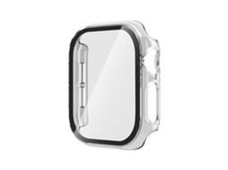 Capa para Apple Watch Series 11 42 Mm com Protetor de Tela de Vidro Temperado Transparente XIAOMOYU