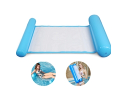 Rede inflável para água, cama flutuante portátil, espreguiçadeira, jangada, piscina, praia | AQUAFORGE | AQUAFORGE