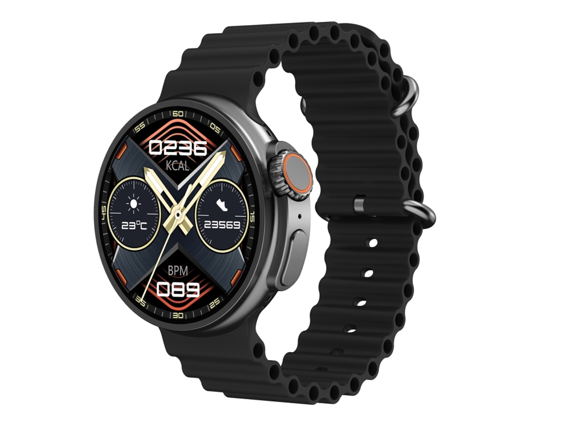 Pulseira De Silicone De 1,39 Polegadas, Smartwatch À Prova D'água Ip67, Chamadas Bluetooth/nfc (preto)