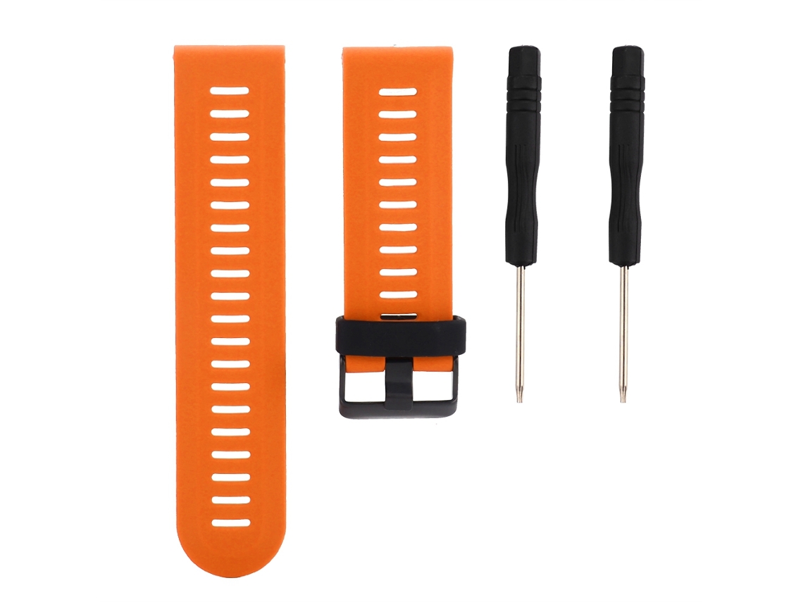Correa De Reloj De Silicona Para Garmin Fenix 3 (naranja)