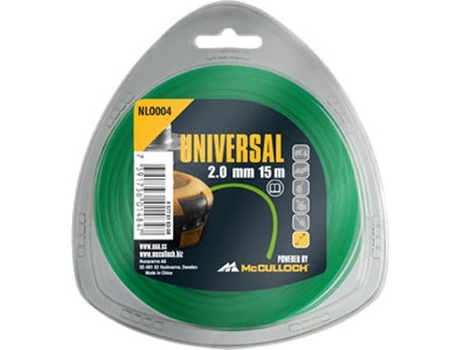 Fio de Nylon Redondo para Aparador de Relva  NLO004 (2 mm x 15 m)