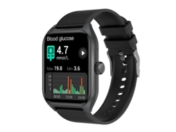 SHAH ARPAN Smart Watch Qx5 Temperatura de Açúcar no Sangue Frequência Cardíaca Pressão Arterial Multi-Esportes Preto