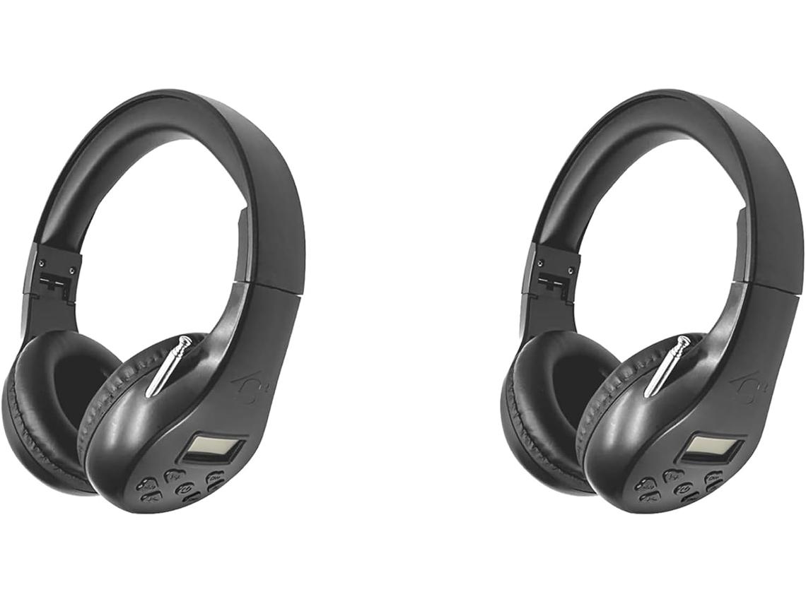 2x Écouteurs Radio Fm Personnels, Oreilles, Casque Sans Intégré, Radio Pour Tondre, Jogging, Marche, Travaux