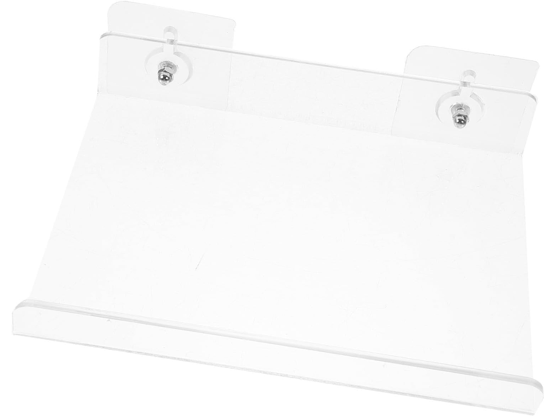 Inoomp Prateleira Flutuante De Acrílico Com Design Elegante Para Banheiro, Ideal Para Decoração De Lavabo E Vaso