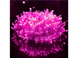 (rosa, 10m, 100 Leds) Luzes Decorativas De Led Para O Natal