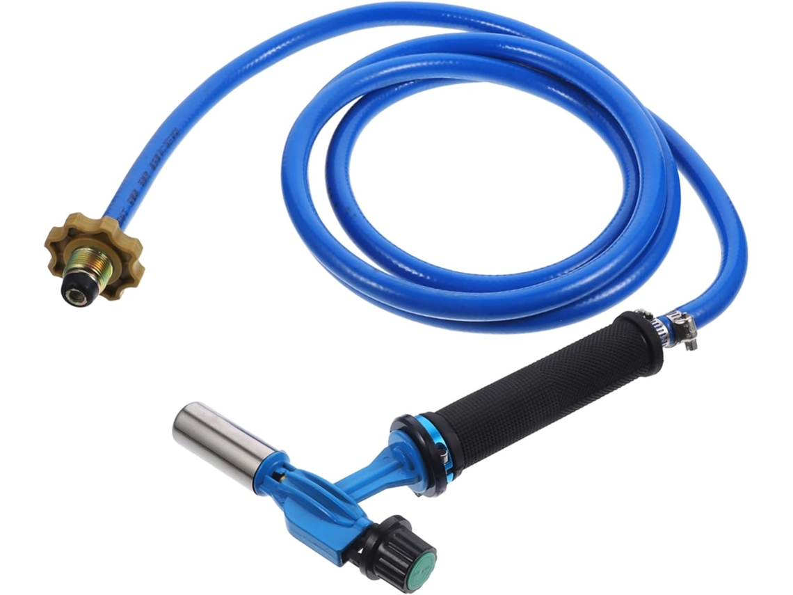 Maçarico De Soldagem A Gás De Alta Temperatura Para Eletrônicos, Azul | Chama Ajustável