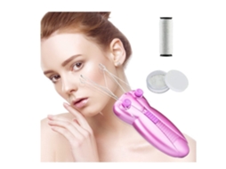 Removedor De Pêlos Facial Elétrico Para Mulheres, Depiladora Com Linha Elétrica Aparador De Pêlos Faciais, Rosa