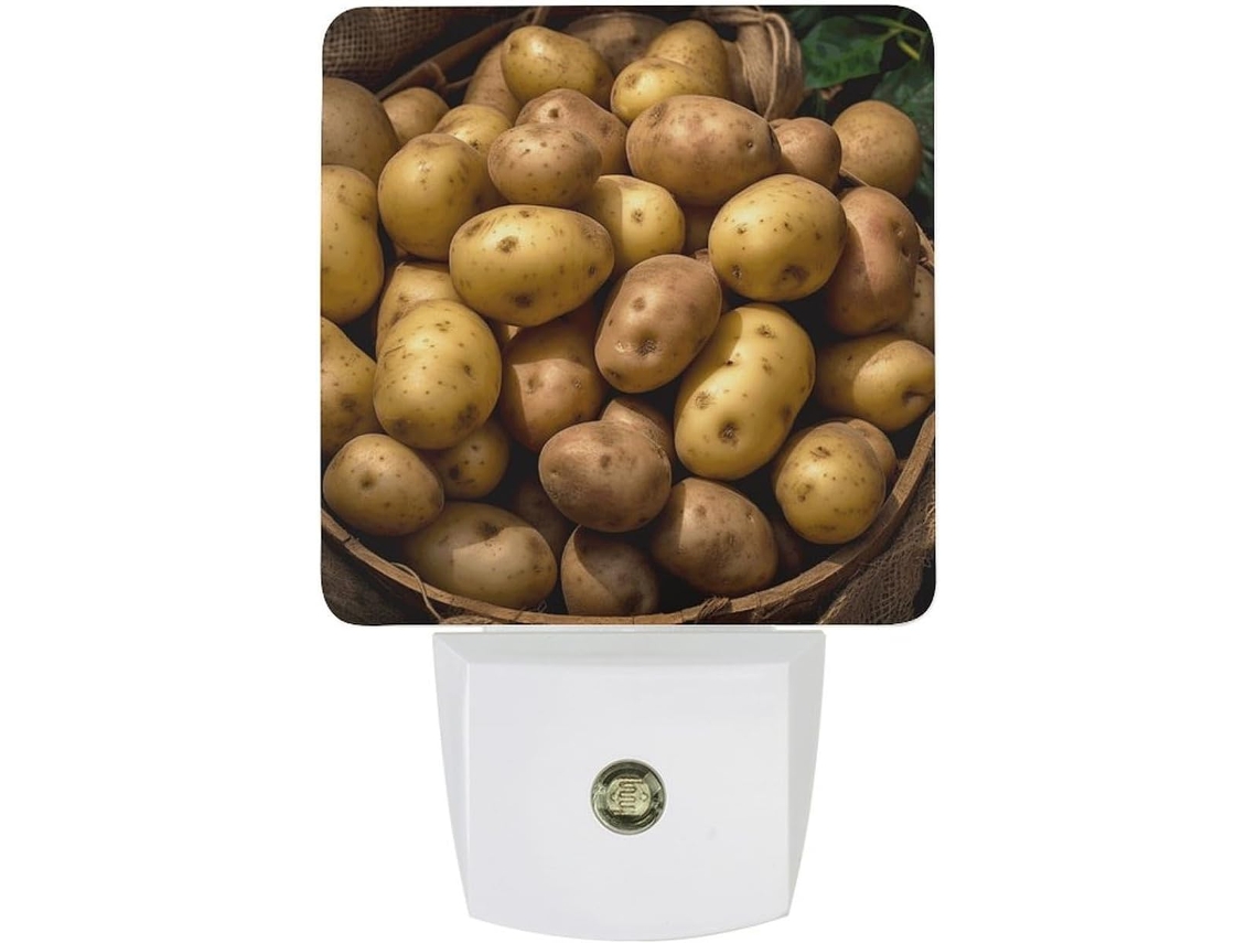 Luminária Noturna De Parede Led Com Plugue, Acendimento Automático, Sensor Automático Crepuscular, Ideal Quarto