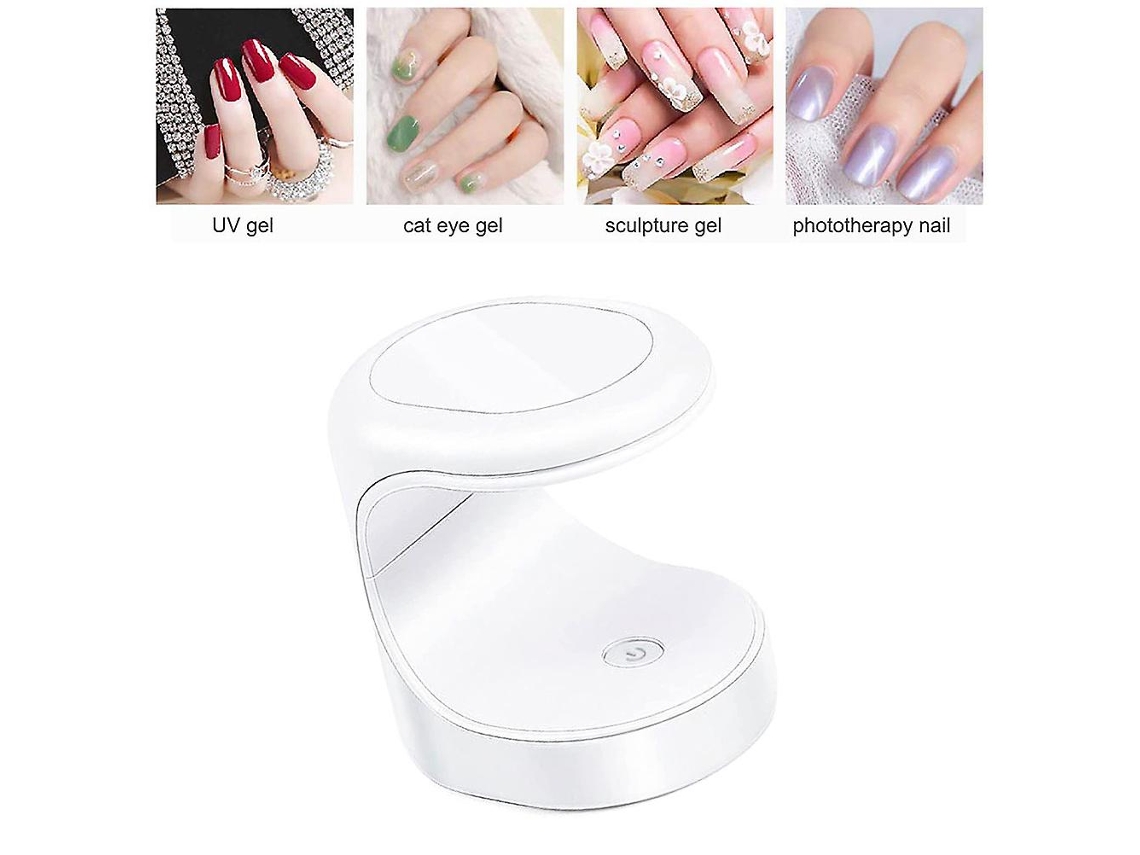 Mini lâmpada portátil UV/LED para unhas, secador elétrico para esmalte em gel LY EBIKE