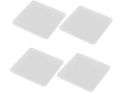 Protetores De Pés Móveis Em Pvc, 10 Peças De 5, 7x5, 7cm, Almofadas Adesivas Silenciosas E Antiderrapantes Para Mesas