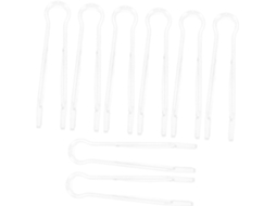 Conjunto De 8 Pinças Gelo Alipis Em Plástico Transparente, Leves E Fáceis De Limpar, Ideais Para Sobremesas, Festas Com