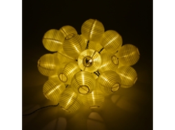 Luz de Fio Solar 5m 20 LEDs modos constantes/piscantes IP44 para jardim natal MARCA