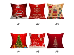 Laxiscreed Almofada De Encosto Para Sofá Com Estilo Natalício E Textura Aconchegante
