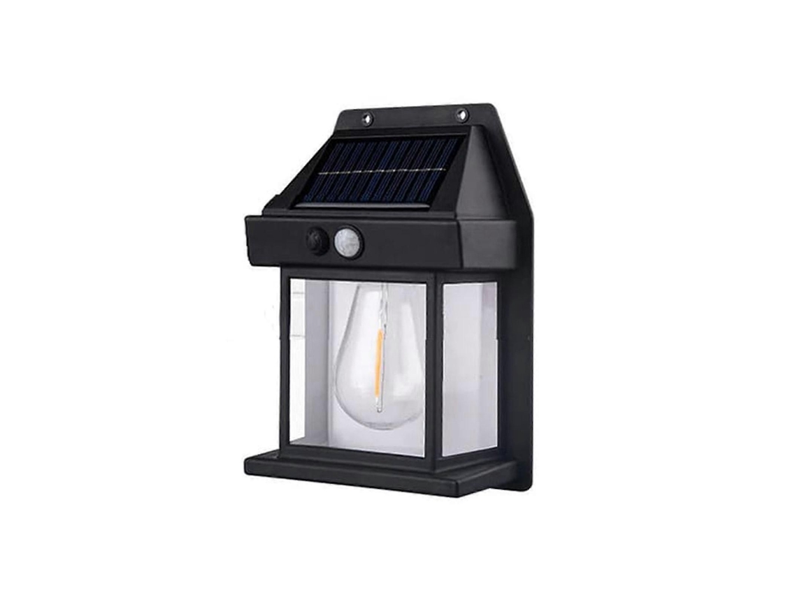 Lanterna Solar De Parede Com Sensor De Movimento E Proteção Ip65, Para Uso Externo.-zscy
