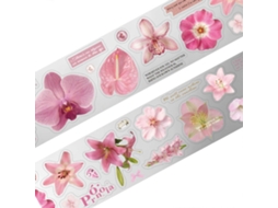 Fita Adesiva Decorativa Em Pet, Fita Adesiva Decorativa Para Artesanato, Ideal Para Scrapbooking E Diários. Fita Adesiva Reutilizável Em Pet, Mul
