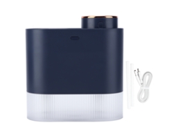 Umidificador Mini Usb 450ml com Duas Boquillas e Luz, para Quarto e Escritório Azul | S/MARCA