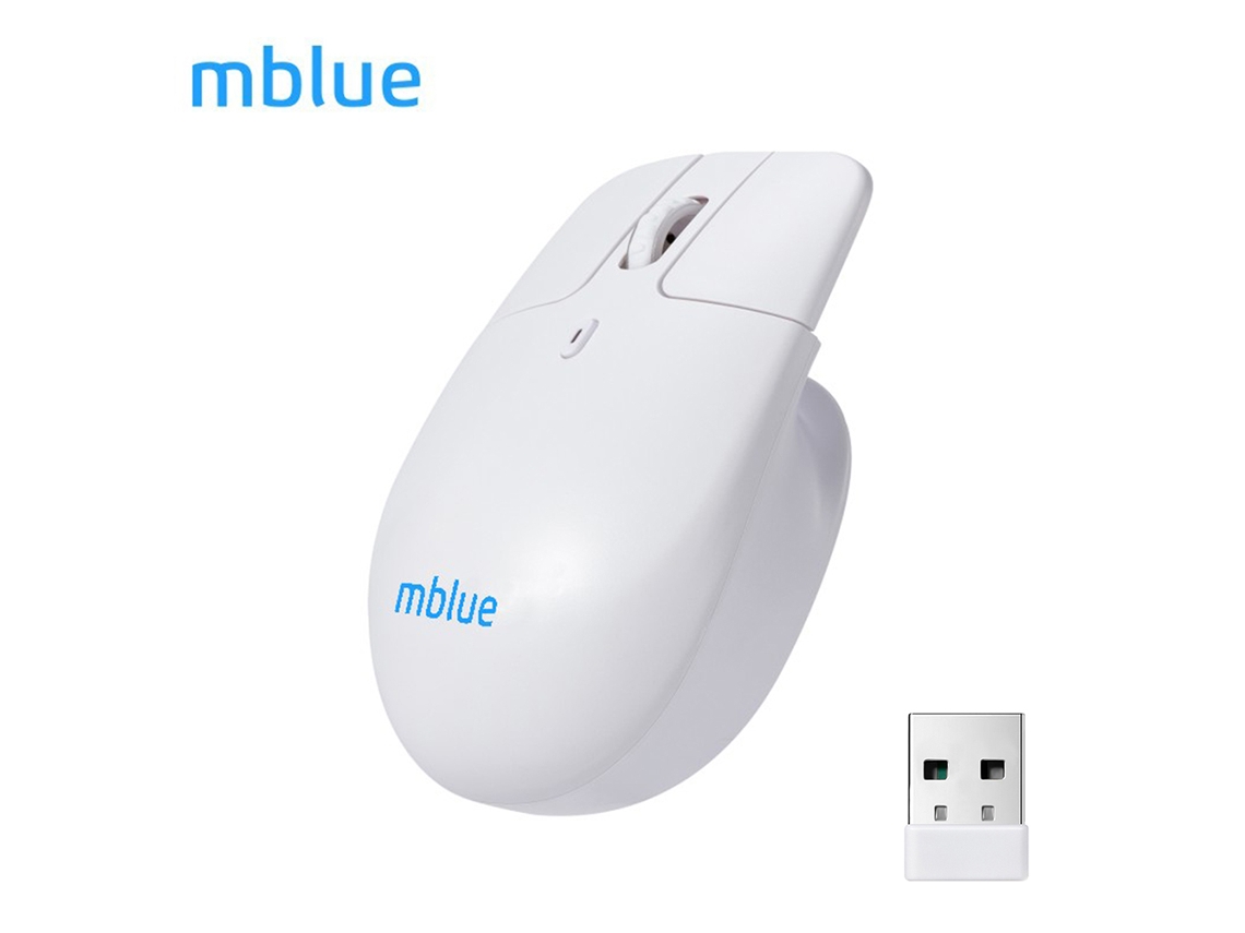 2026zentro-rato Sem Fio Mblue M203 2.4g Bt Leve Para Jogos Recarregável Com Luz Indicadora Para Pc Notebook Laptop