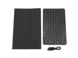 Capa Com Teclado Para Tablet Fire Hd 10 10 Plus Geração 13 11 Lançamentos 2023 2021 10.1 Polegadas Slim Destacável Wireless Suporte Para Lápis