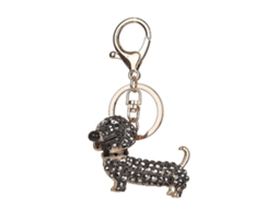 Chaveiro De Cristal Dachshund, Bolsa, Pingente, Suporte Para Carro, Chaveiro, Fino Aquaforge