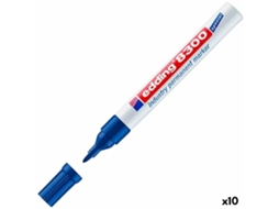 Marcador Permanente EDDING 8300 Azul 10 Unidades