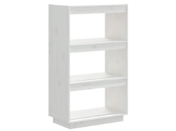 Prateleira/divisória 60x35x103 Cm Pinho Maciço Branco MAISON EXCLUSIVE