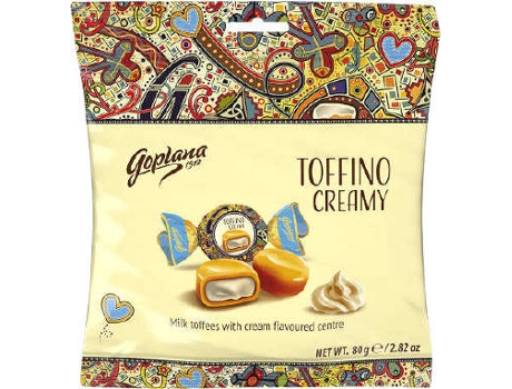 Rebuçados GOPLANA Toffino Creamy (80 g)