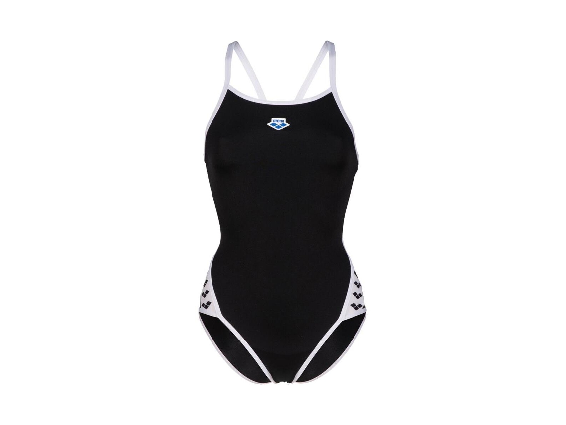 Fato de Banho de Mulher para Natação ARENA Peça Icons Super Fly Branco (36)