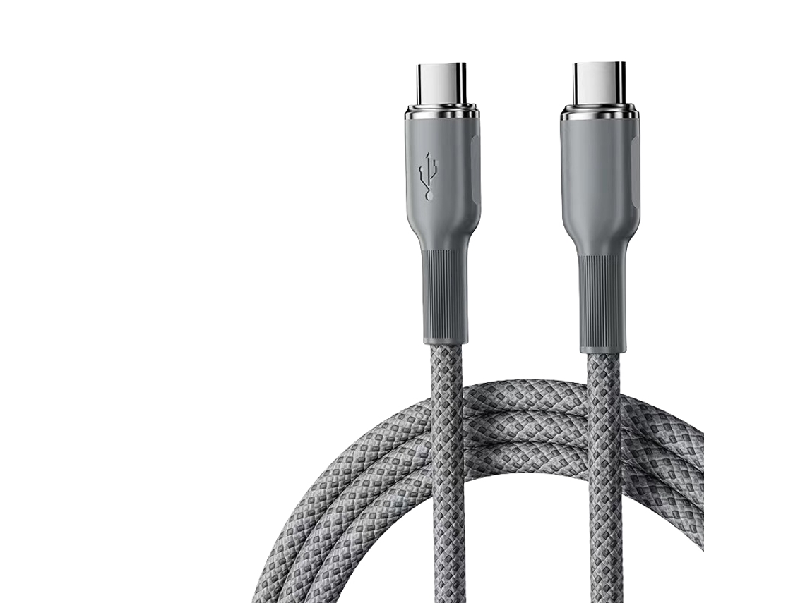 Laxiscreed Cabo Type-c Flash Charge 10a 1m Para Xiaomi, Android, Super Rápido Com Dupla Cabeça De Carga