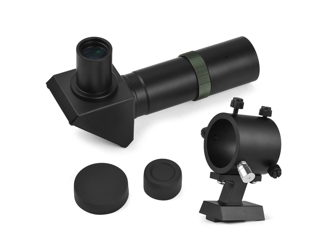 Visor De Encontrar Estrelas 6x30mm 90° Ângulo Retângulo Com Retícula Acessório Astronomico Lente Fmc