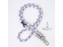 Qu-cordão Multifuncional Para Telefone De Acampamento Ao Ar Livre Premium, Colar Transversal Para Pendurar Celular Em Poliéster