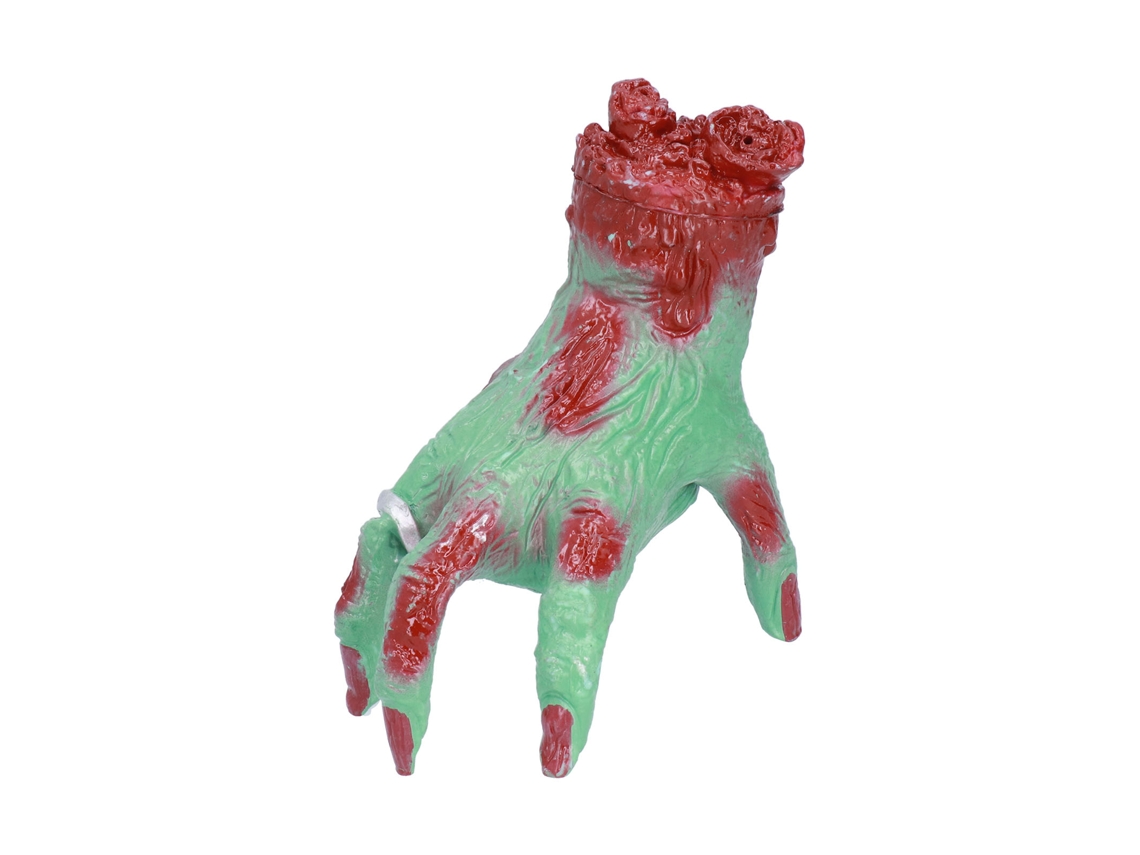 Primerox mão Fantasma Móvel Assustadora Rastejante Halloween Decor Props Verde Vinil Adulto