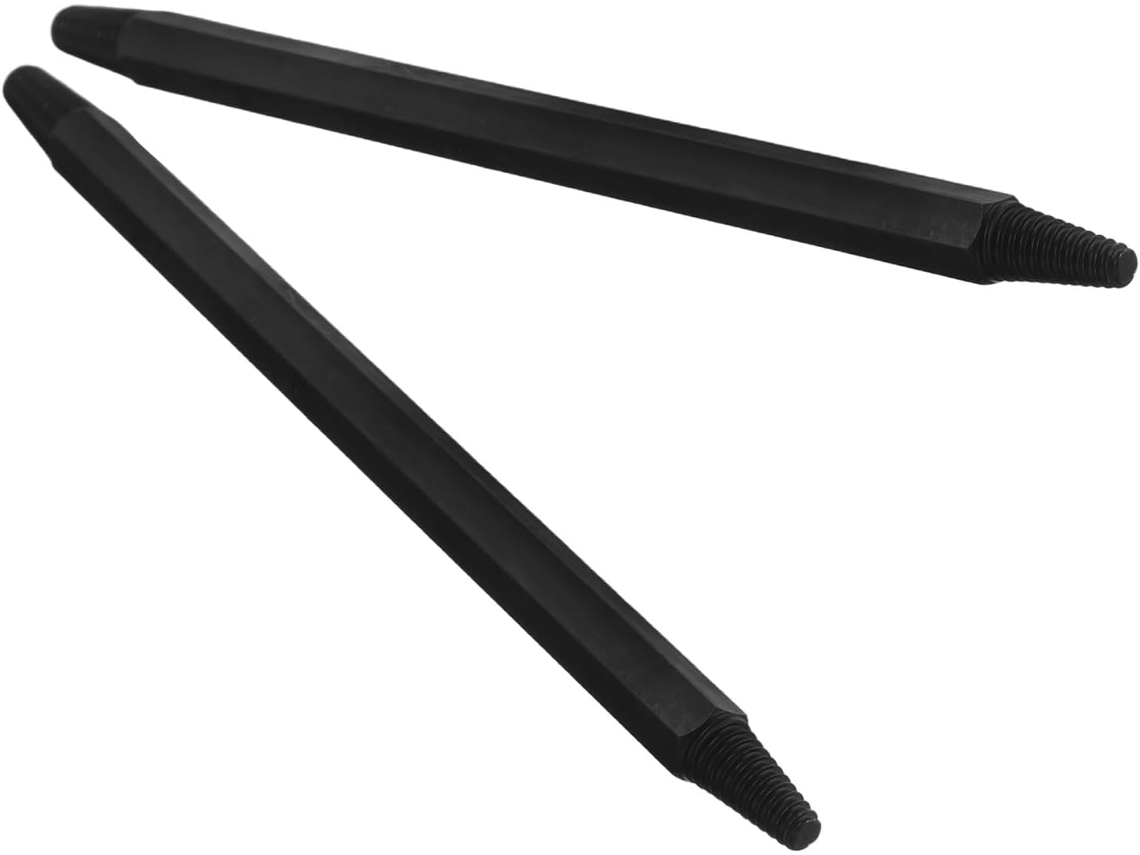 Extrator de vela de ignição quebrada, 2 peças, aço reforçado para descarte.