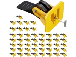 Lurelia Kit Nivelador De Ladrilhos, 50 Peças, 1,5 Mm Para Piso E Parede, Ref W155