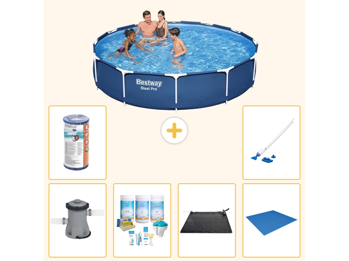 Bestway Piscina Bestway Steel Pro Redonda - 366x76 Cm - 7-peças S22102