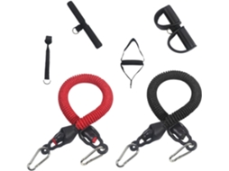 Faixa Elástica De Resistência Com Pedais E Alças Confortáveis, Feita Látex Resistente, Ideal Para Ioga