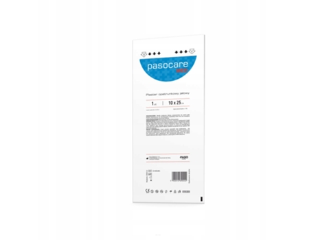Gesso De Primeiros Socorros Pasocare Med, Estéril, Tamanho 10cm X 25cm, Unidade Individual Paso Trading