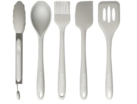 Conjunto 5 Talheres LADELLE Cozinha Prof.Ser Iii Grey