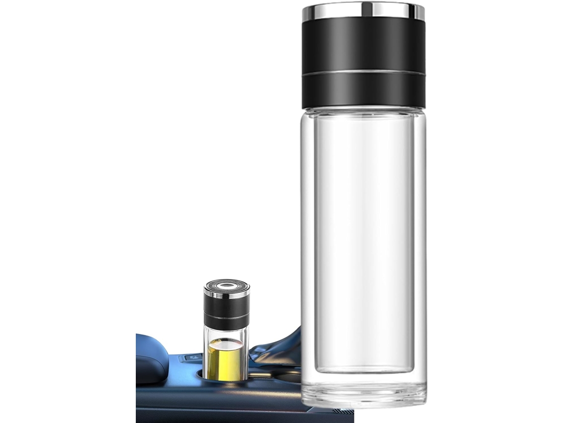 Garrafa De Água De Vidro Sistema De Separação De Garrafas De Chá De Vidro Para Carro, Caneca De Vi Vayotoy