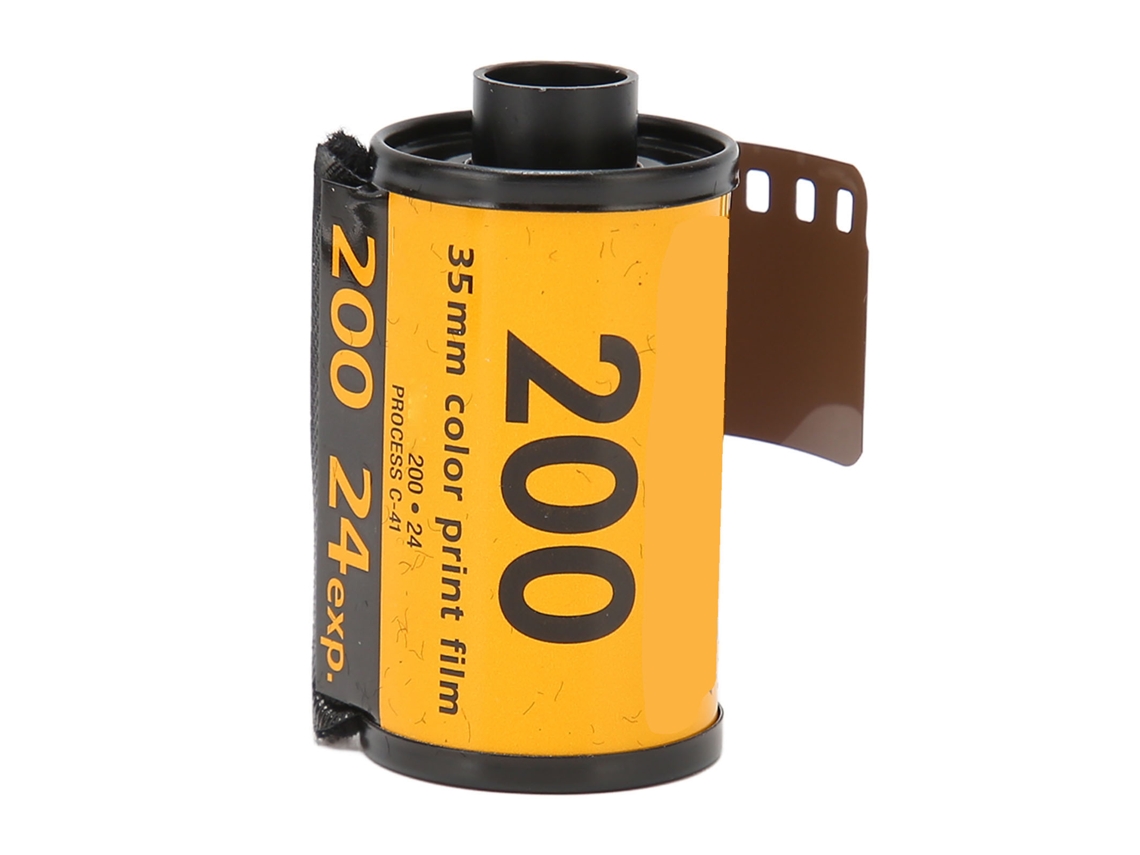 Filme Kodak Gold 200 Color Negative 35mm 24 Exposições Profissional Para Câmeras Kodak