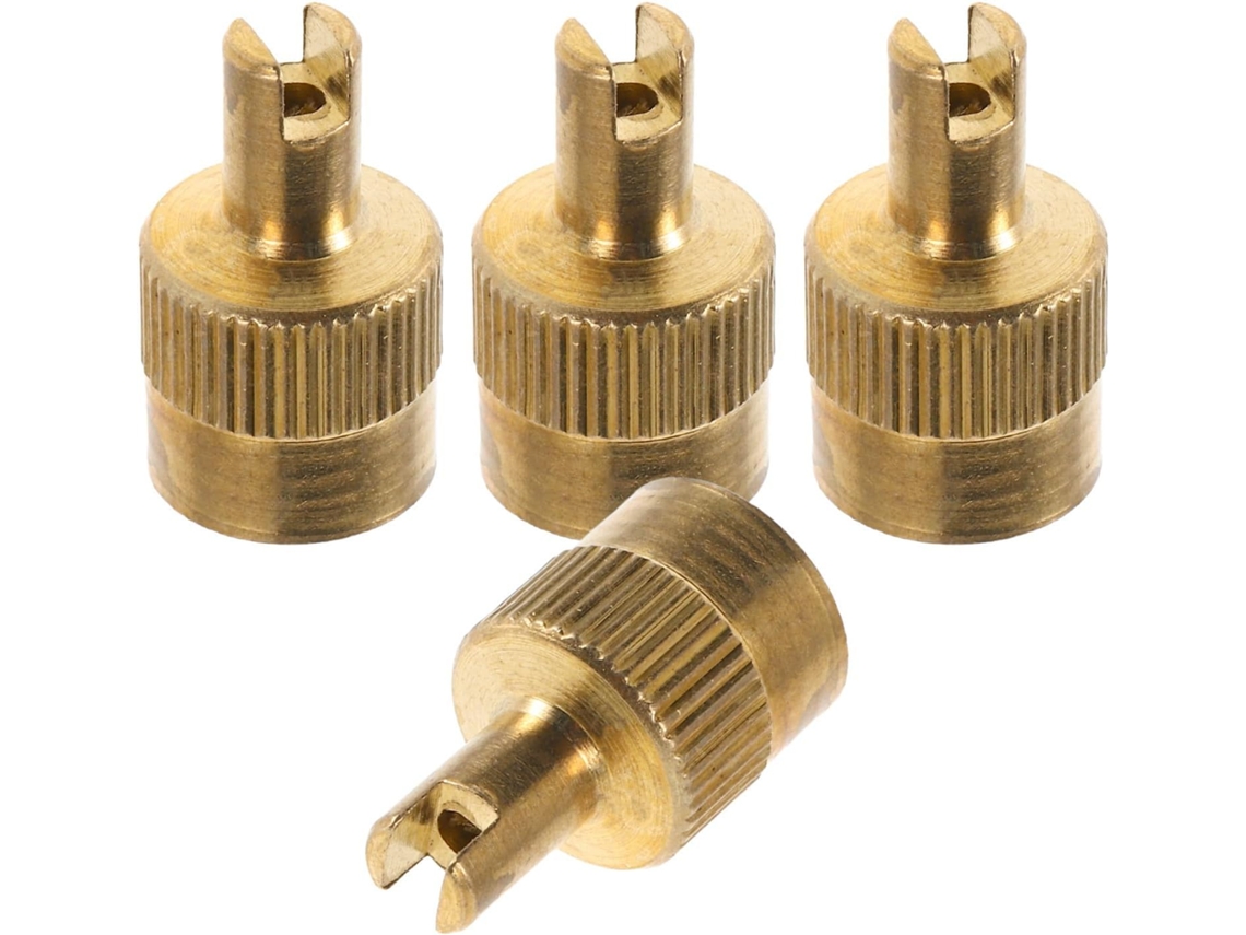 Tampas De Válvulas Metálicas Adequadas Para Veículos De Construção E Diversos Equipamentos. 4 Unidades.